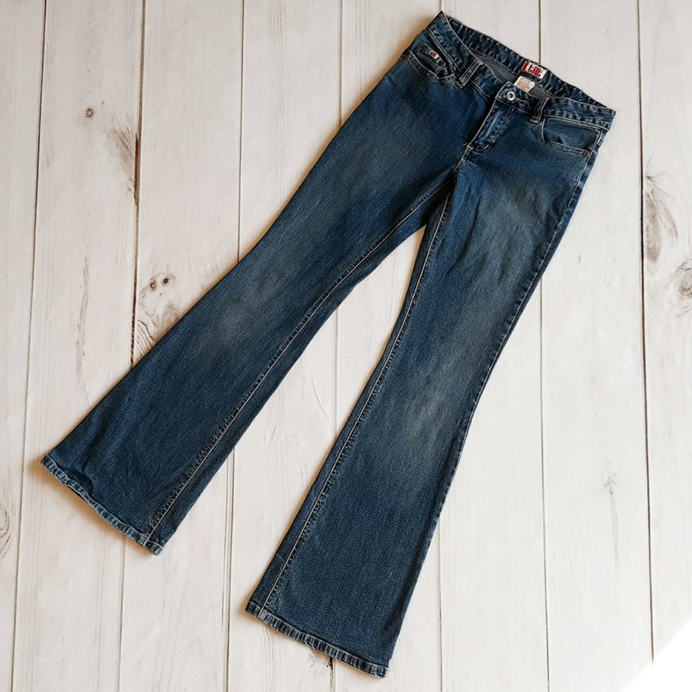 TILT Vintage Medium-Dark Wash Flare Jeans Size 3 Regular - Picture 2 of 12